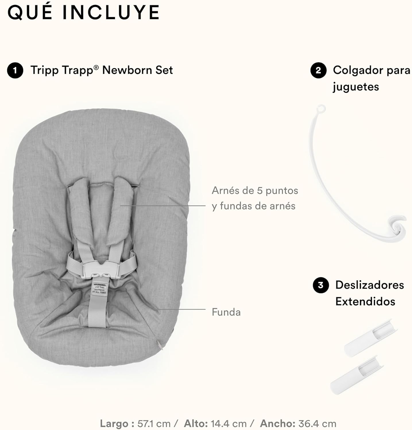 Stokke Tripp Trapp Newborn Set Grey