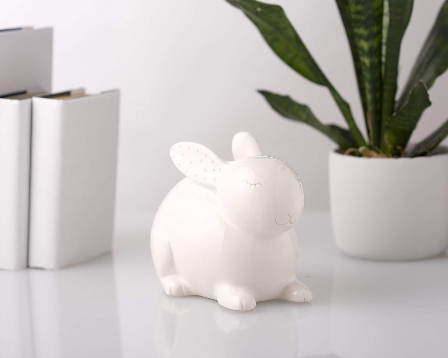 Pearhead Ceramic Bunny Bank