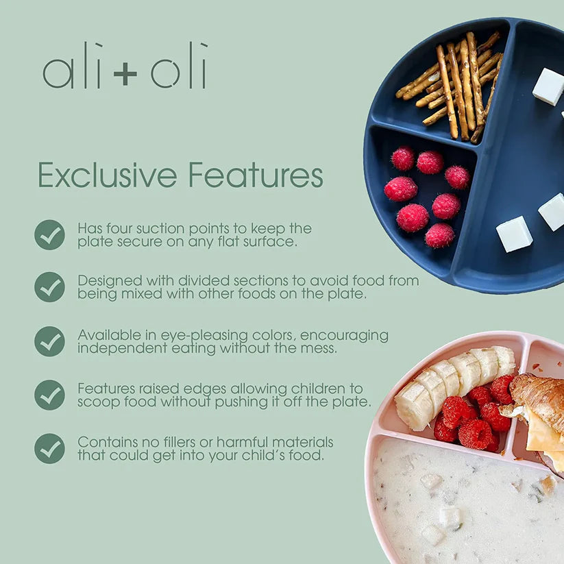 Ali+Oli Silicone Divided Suction Plate