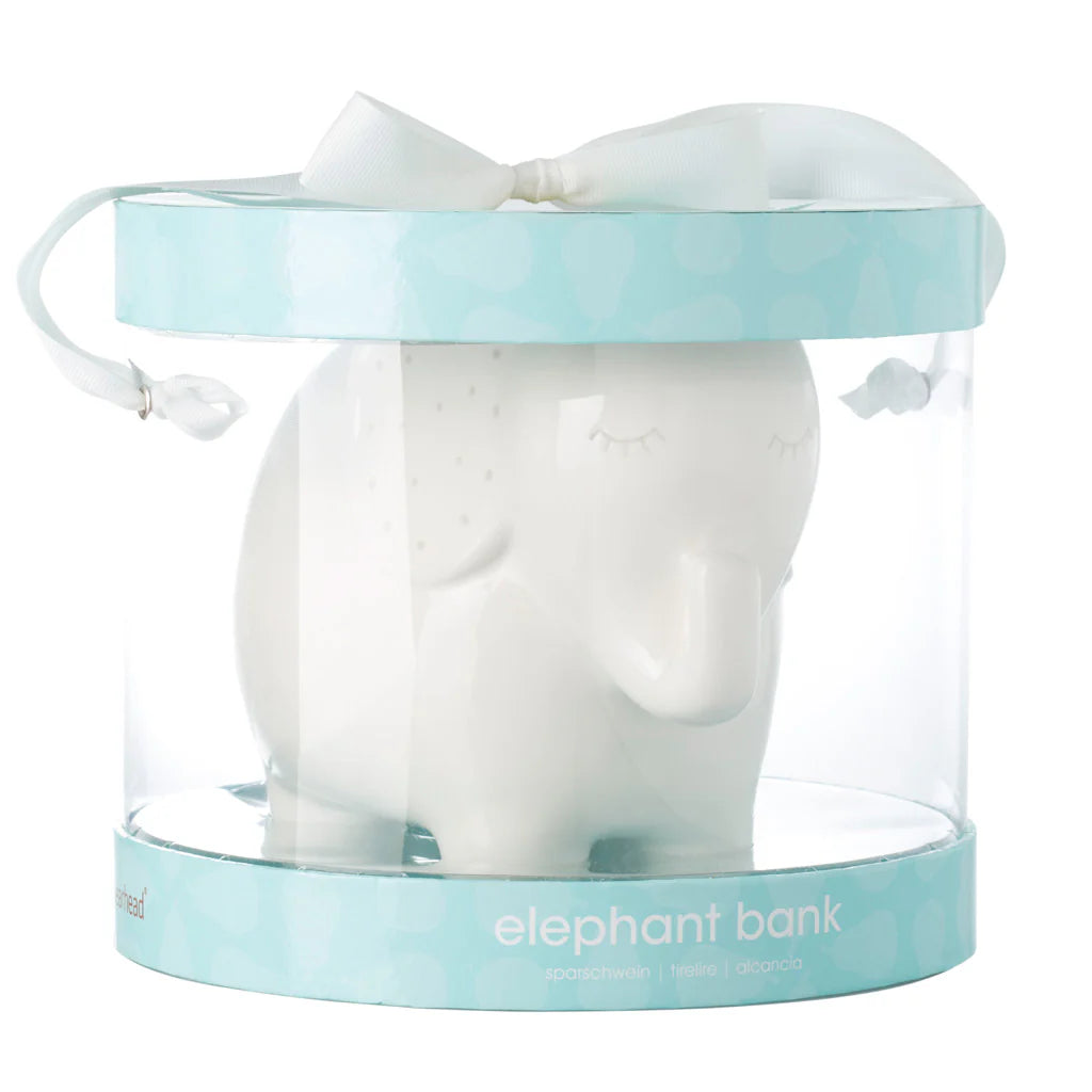 Pearhead Ceramic Elephant Bank