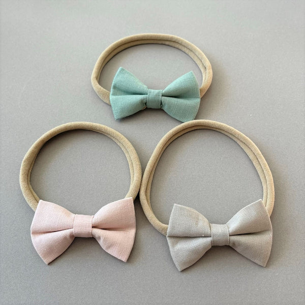 Ali + Oli Headband Bow (set of 3)