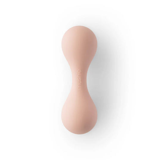 Mushie Silicone Baby Rattle Toy