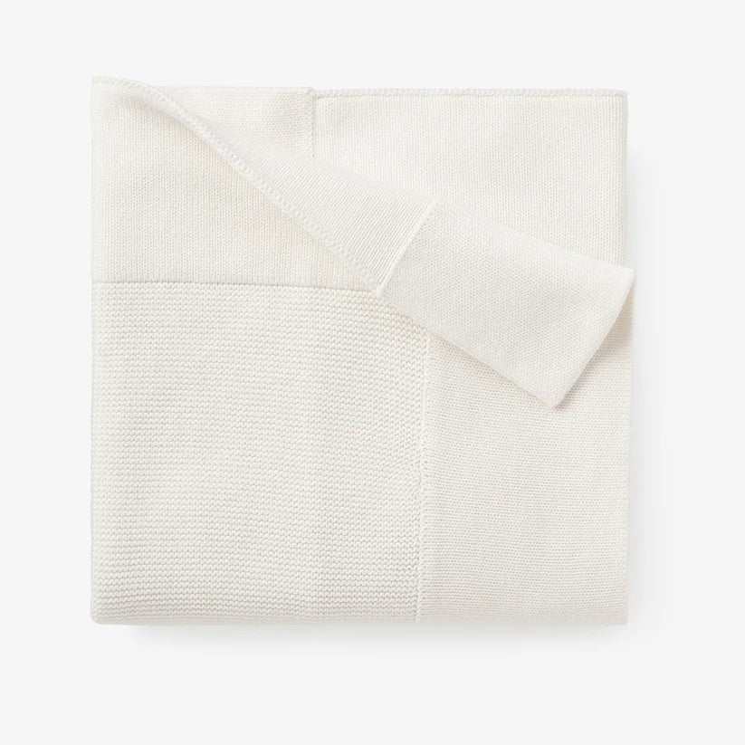 Elegant Baby Blanket WH Garter