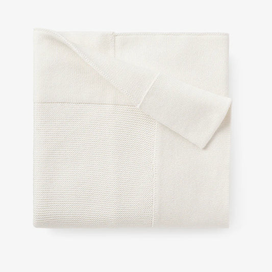 Elegant Baby Blanket WH Garter