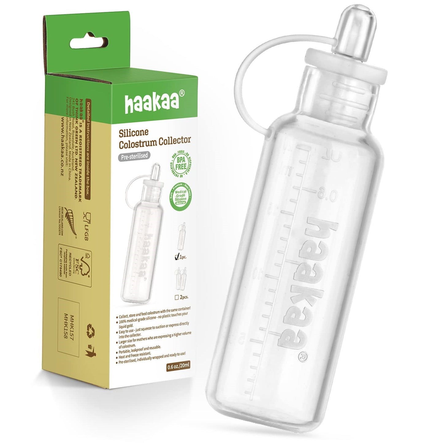 Haakaa Silicone Colostrum Collector 1pc (20 ml)