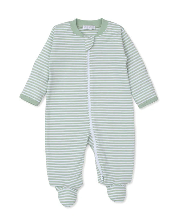 Kissy Kissy Footie Zip Bears Green