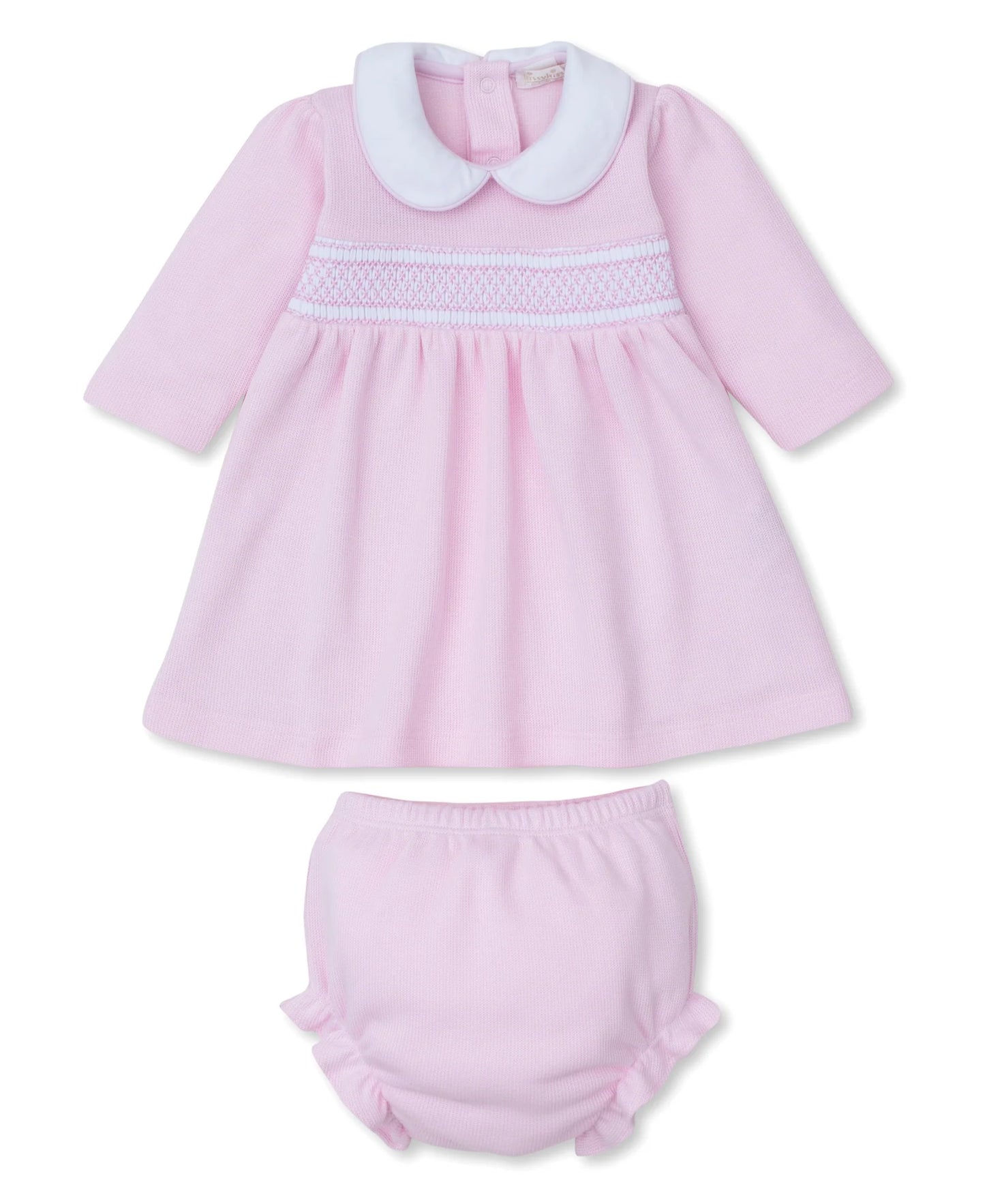 Kissy Kissy Punto Ingle-Dress Set Hand Smock