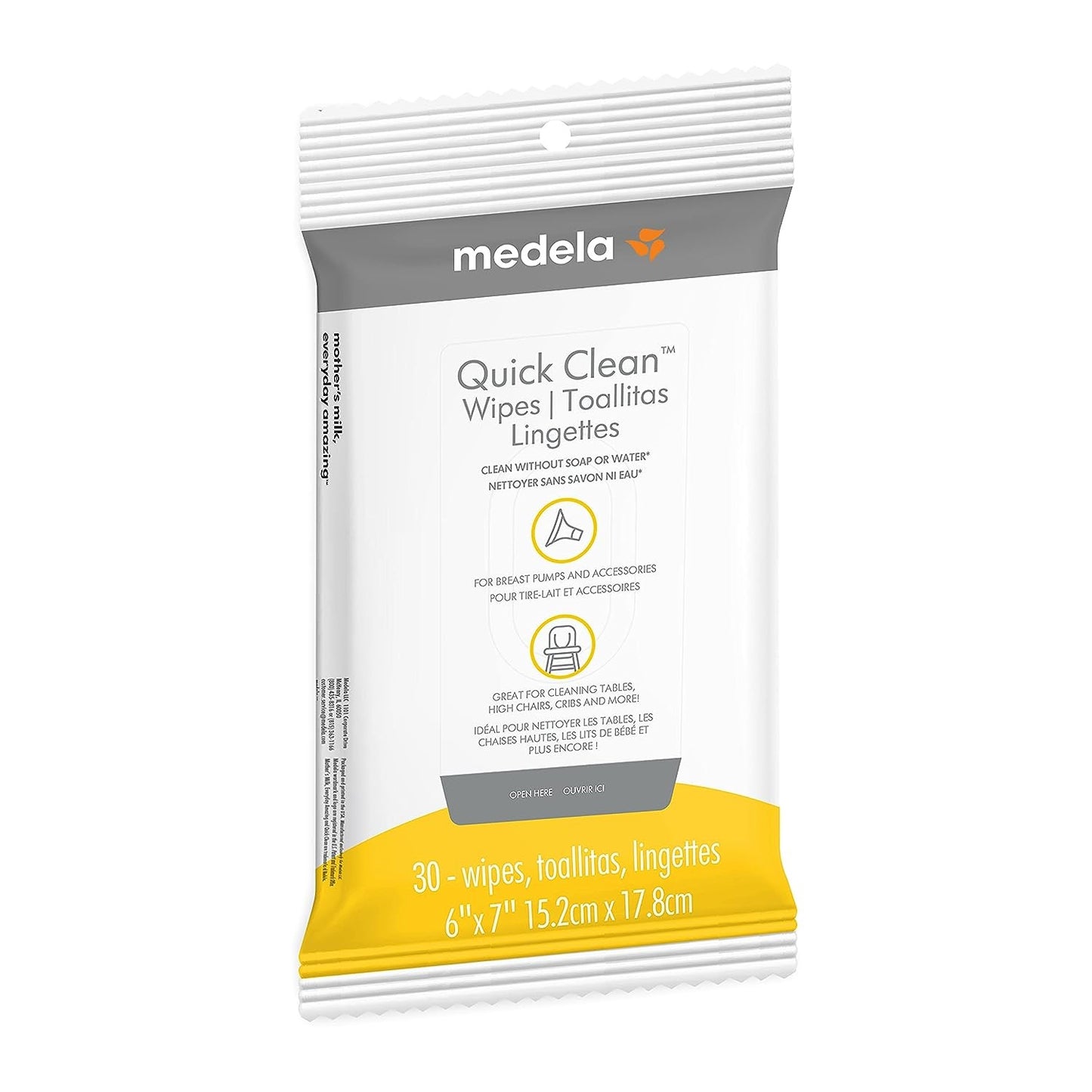 MEDELA TOALLITAS PARA LIMPIEZA DE LECHE Y ACCESORIOS