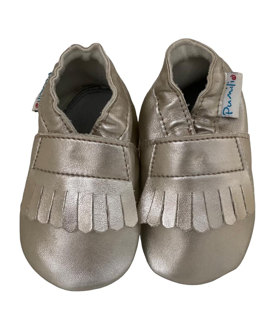 PUMILIO SHOES LOUISE MIX PLATA Y ORO