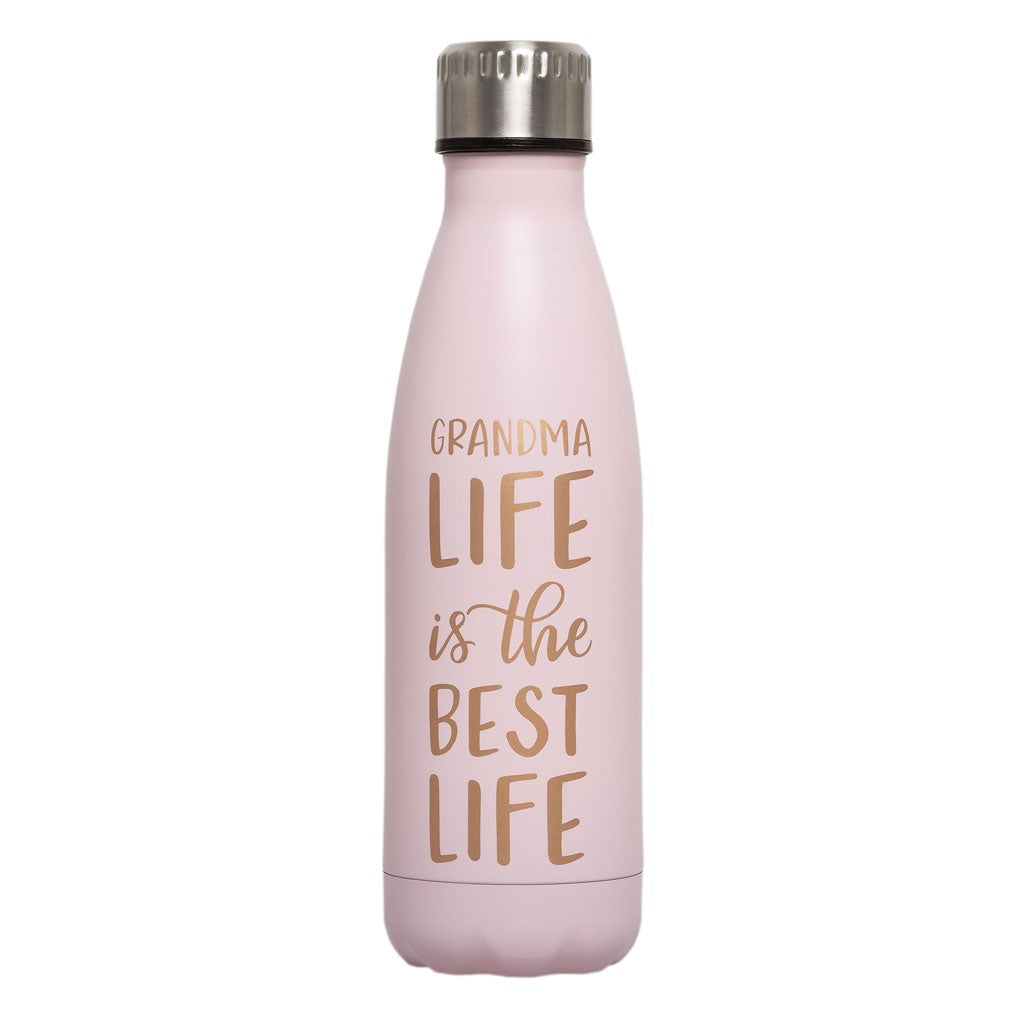 Pearhead "Grandma Life is the Best Life" Water Bottle Pink