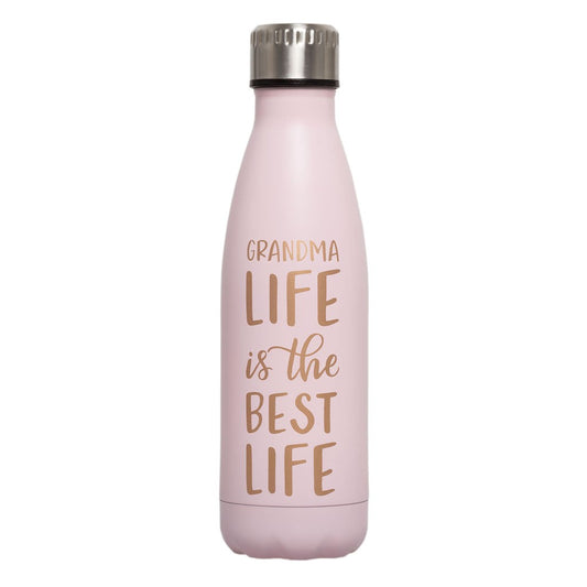 Pearhead "Grandma Life is the Best Life" Water Bottle Pink