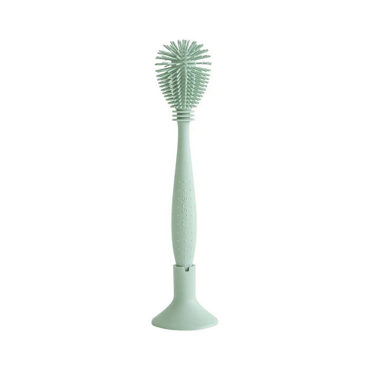 Mushie Silicone Baby Bottle Brush