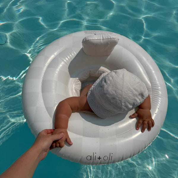 Ali + Oli Swin Seat Ring Pool Float (Checkers)