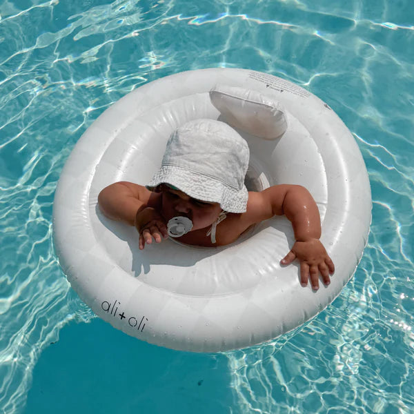 Ali + Oli Swin Seat Ring Pool Float (Checkers)