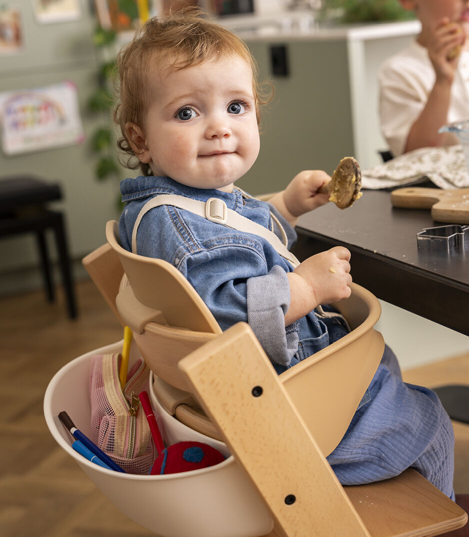 Sokke Stokke Tripp Trapp Wood High Chair with Tray