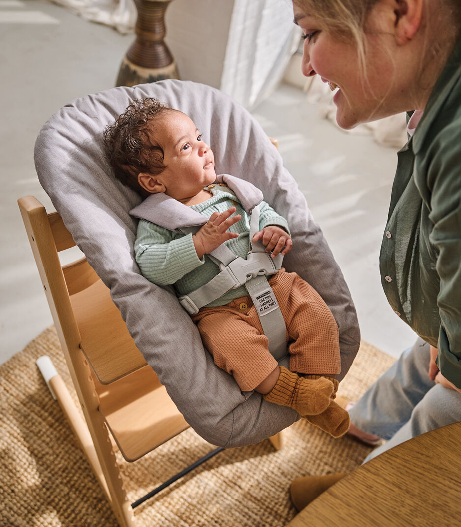 Sokke Stokke Tripp Trapp Wood High Chair with Tray