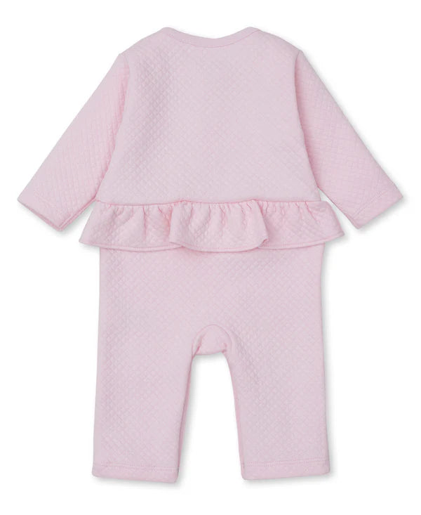 Kissy Kissy Jacquard Playsuit Pink