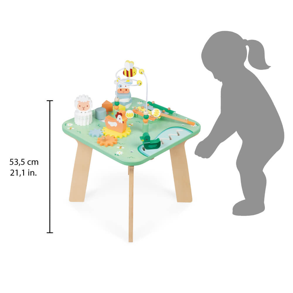 Janod Pretty Meadow Activity Table (wood)