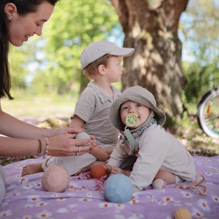 Mushie Nesting Spheres Sensory Toy