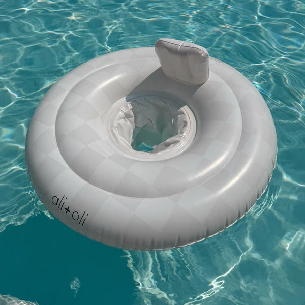 Ali + Oli Swin Seat Ring Pool Float (Checkers)