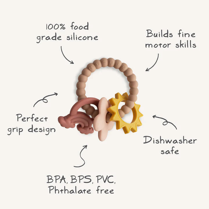 Mushie Teething Ring