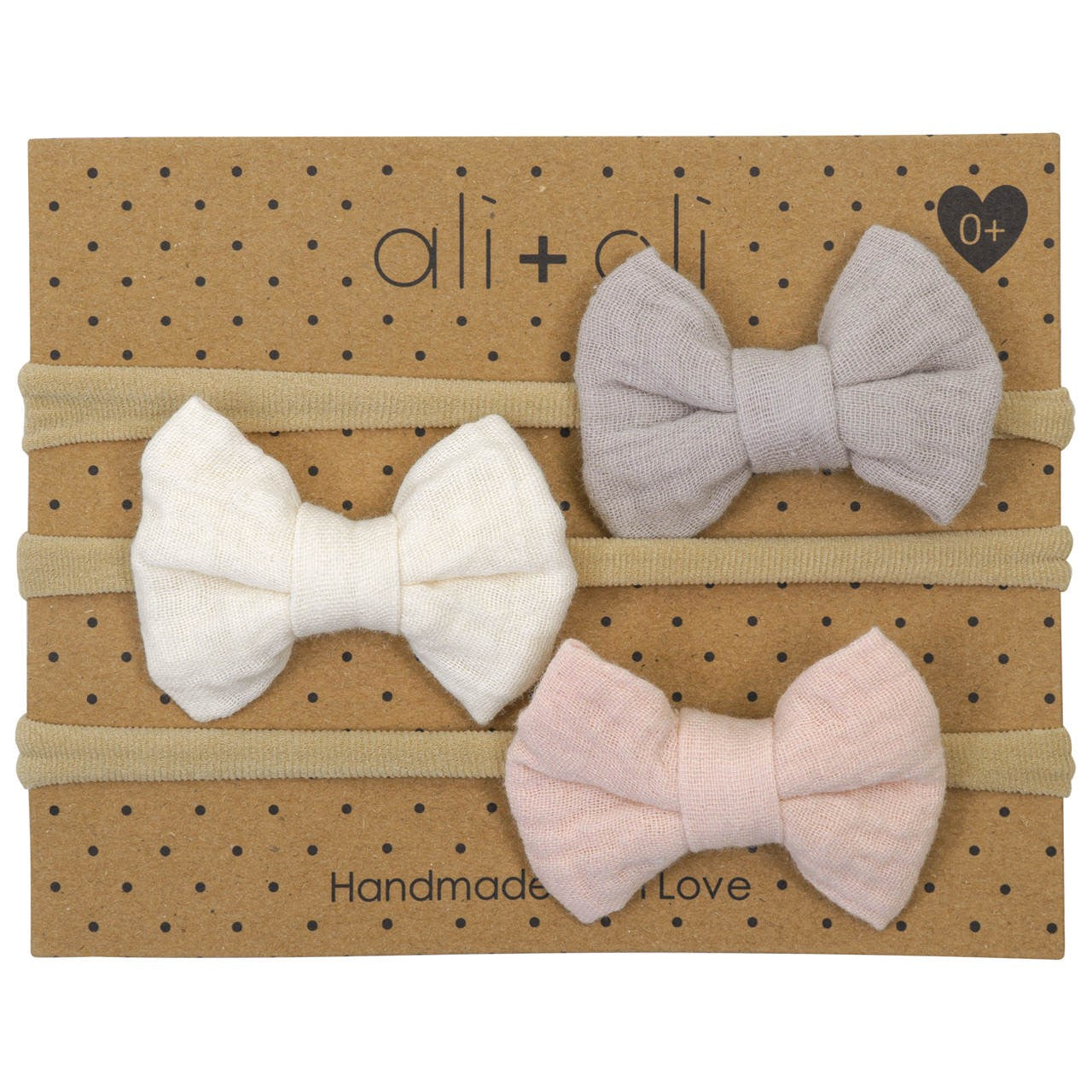 Ali + Oli Headband Bow (set of 3)