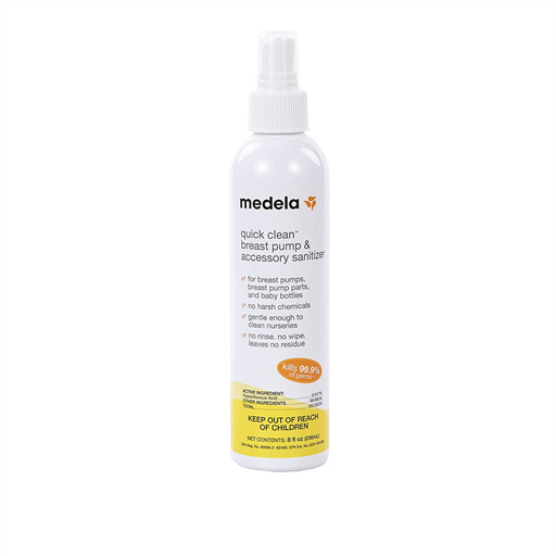 Medela Desinfectante en Spray 8oz para Extractor de Leche y Accesorios