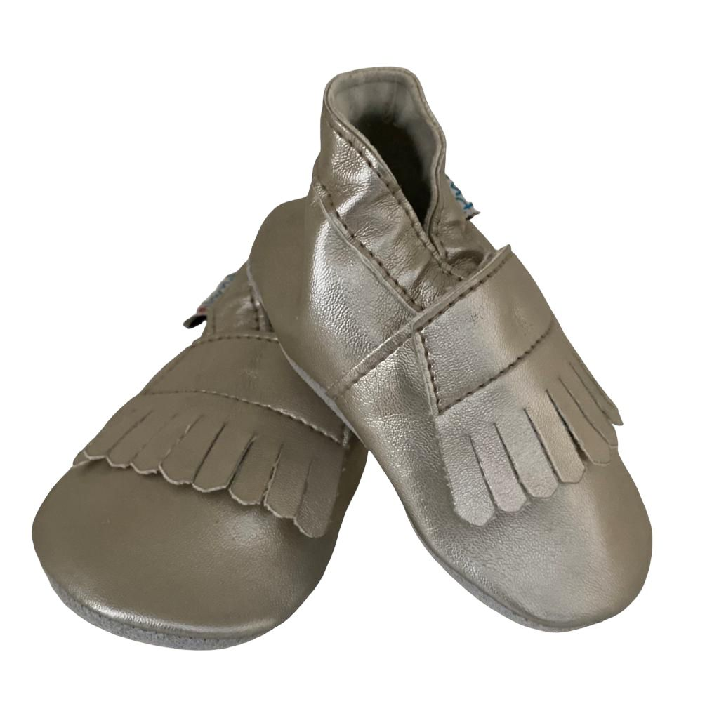 PUMILIO SHOES LOUISE MIX PLATA Y ORO